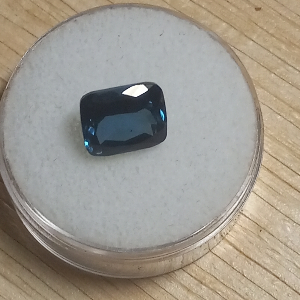 Faceted Blue Spinel